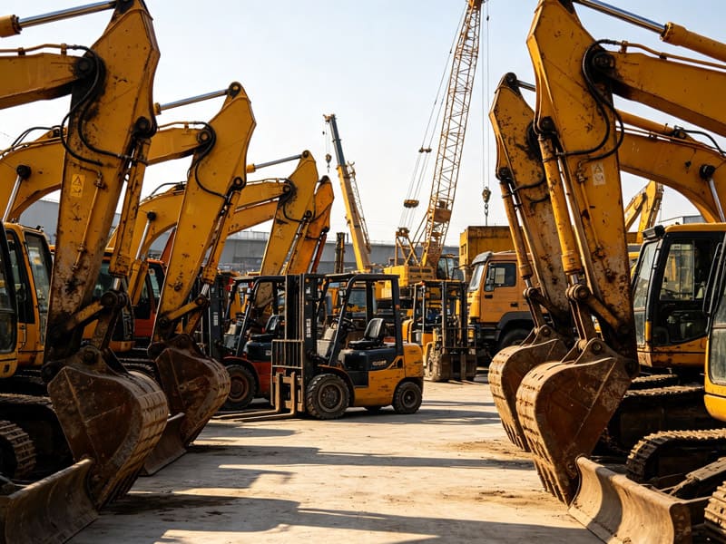 used heavy equipment market